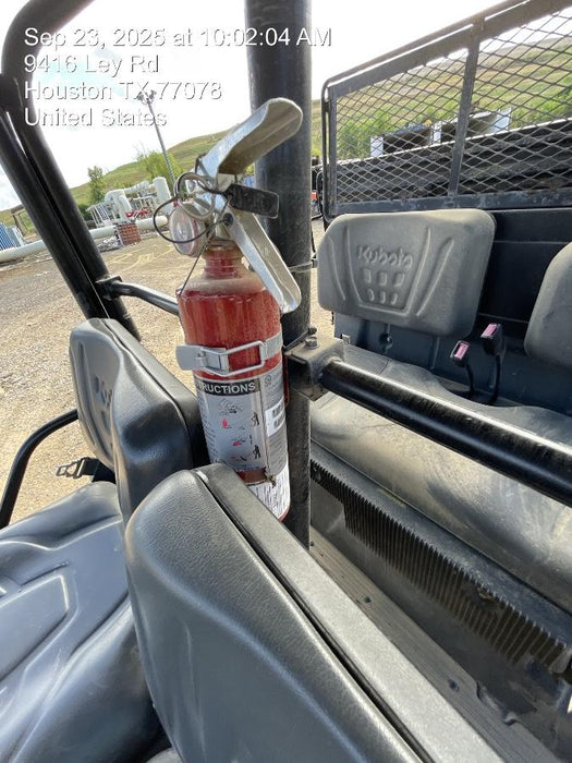 2021 Kubota RTV-X1140W-H Plastic Canopy, Windshield Acrylic Clear, LED Strobe Light, Wire Harness Kit, Back up Alarm