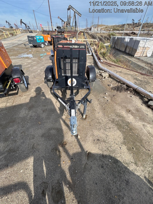 2021 Lincoln Electric Vantage 322 Vantage 322 Ready Pak 3 w/ Decals, ORANGE (includes trailer, cable rack, fender light kit) NO Telematics