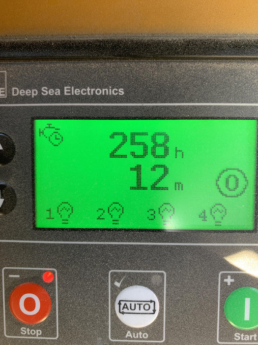 2021 Allmand NLV3GR (4) LED Light Fixture 350W, 23' Vertical Mast, 3kW Prime, Towable, Deep Sea L401, Leveling Jacks, Yanmar T4F 5.8hp