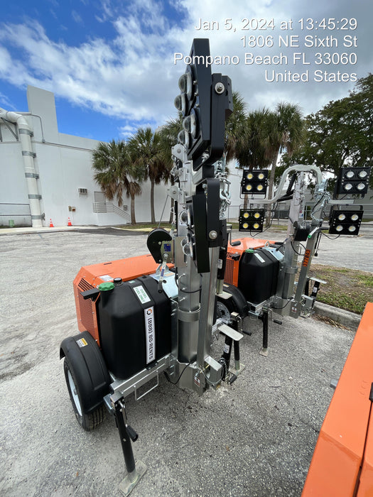 2023 Wanco WLTT-4MM4K Diesel, Deep Sea Controller, Shore Power Plug, Auto Start, (4) 350W LED Floodlights, 4kW Generator, 60 Gal Fuel Tank, 2" Ball, T3