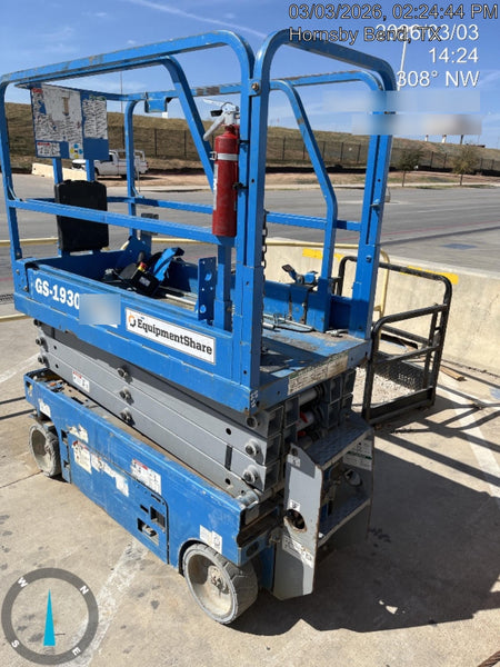 2019 Genie GS-1930 Fixed rails with chain Entry