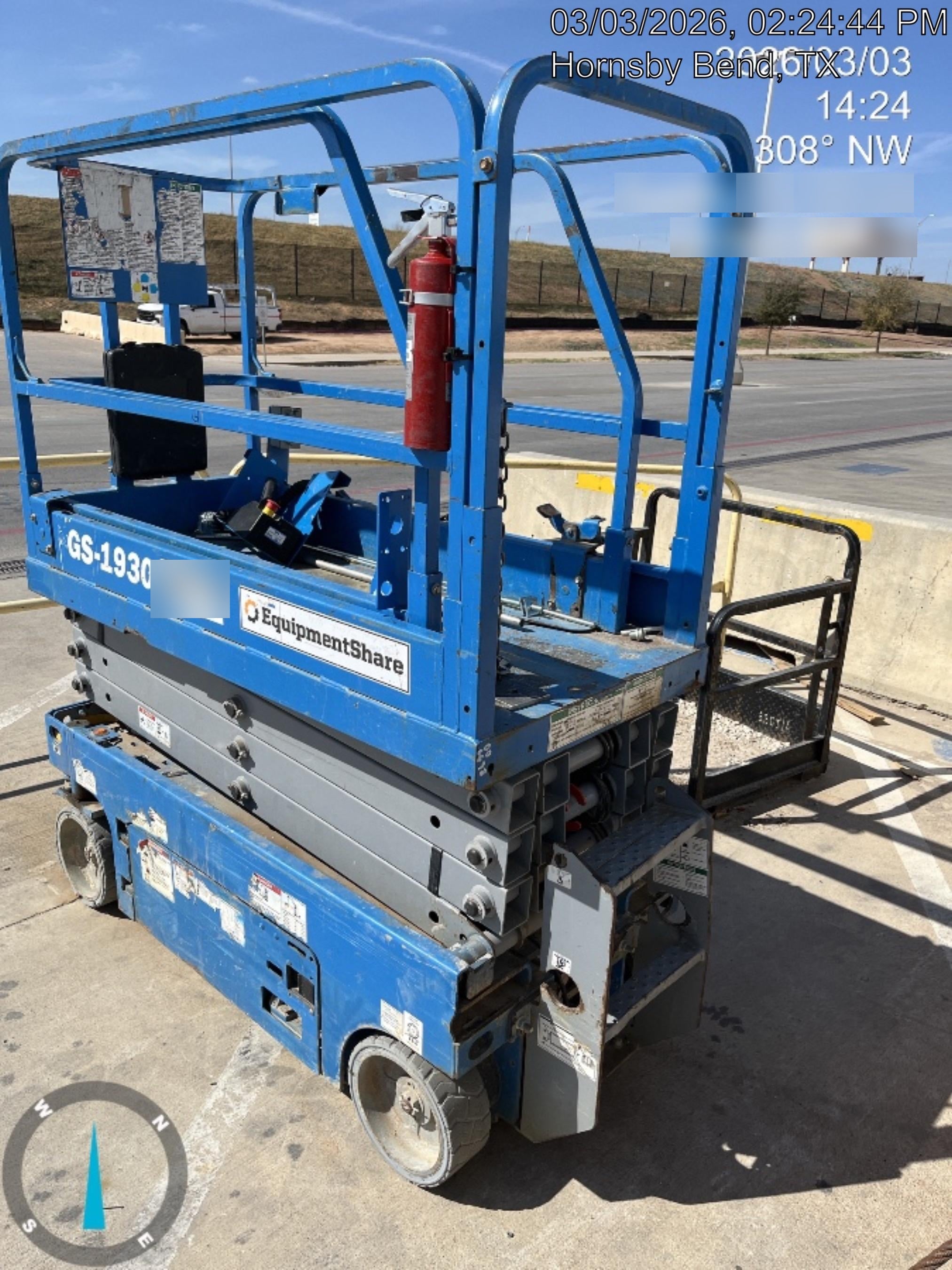 2019 Genie GS-1930 Fixed rails with chain Entry