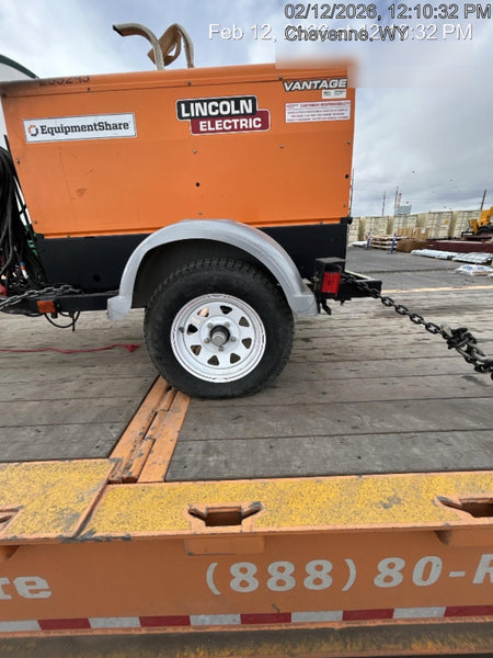 2022 Lincoln Electric LE400 Kubota V1505, Trlr, Cable Rack, Light Kit, ES Decals, T3
