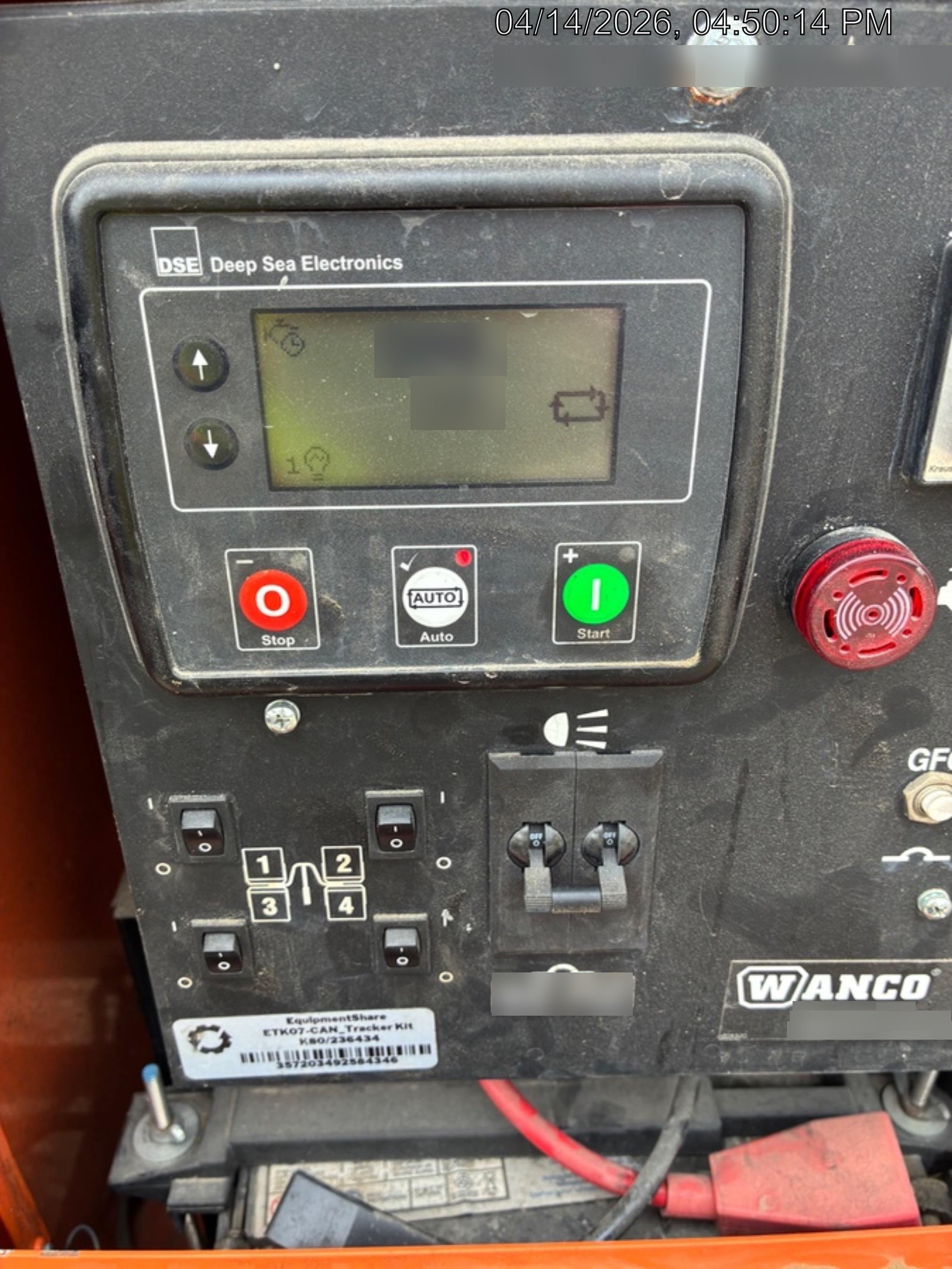 2024 Wanco WLTT-4MM4K Diesel, Deep Sea Controller, Shore Power Plug, Auto Start, (4) 350W LED Floodlights, 4kW Generator, 60 Gal Fuel Tank, 2" Ball, T3