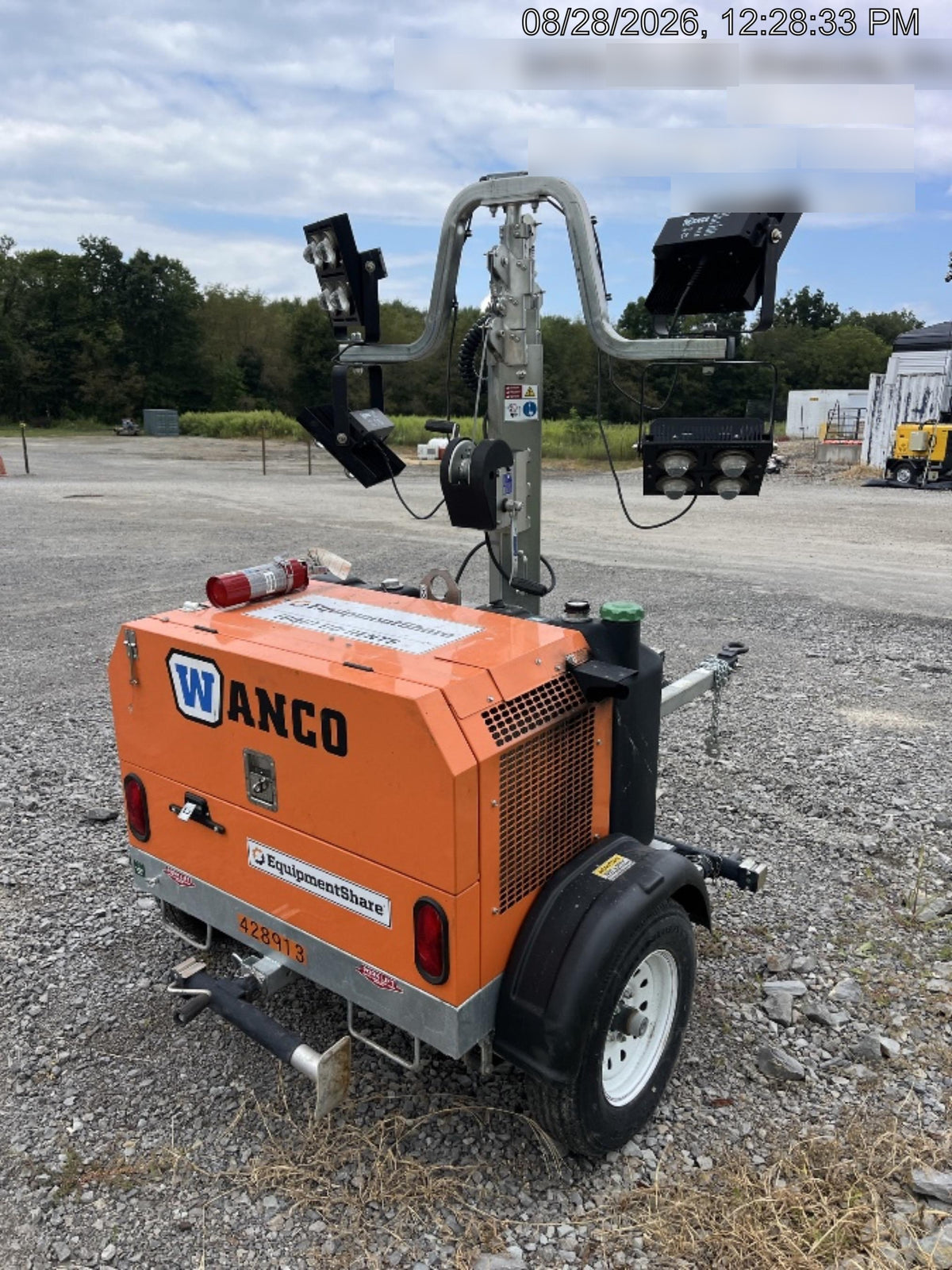 2024 Wanco WLTT-4MM4K Diesel, Deep Sea Controller, Shore Power Plug, Auto Start, (4) 350W LED Floodlights, 4kW Generator, 60 Gal Fuel Tank, 2" Ball, T3