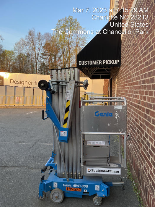 2021 GENIE AWP-30S DC