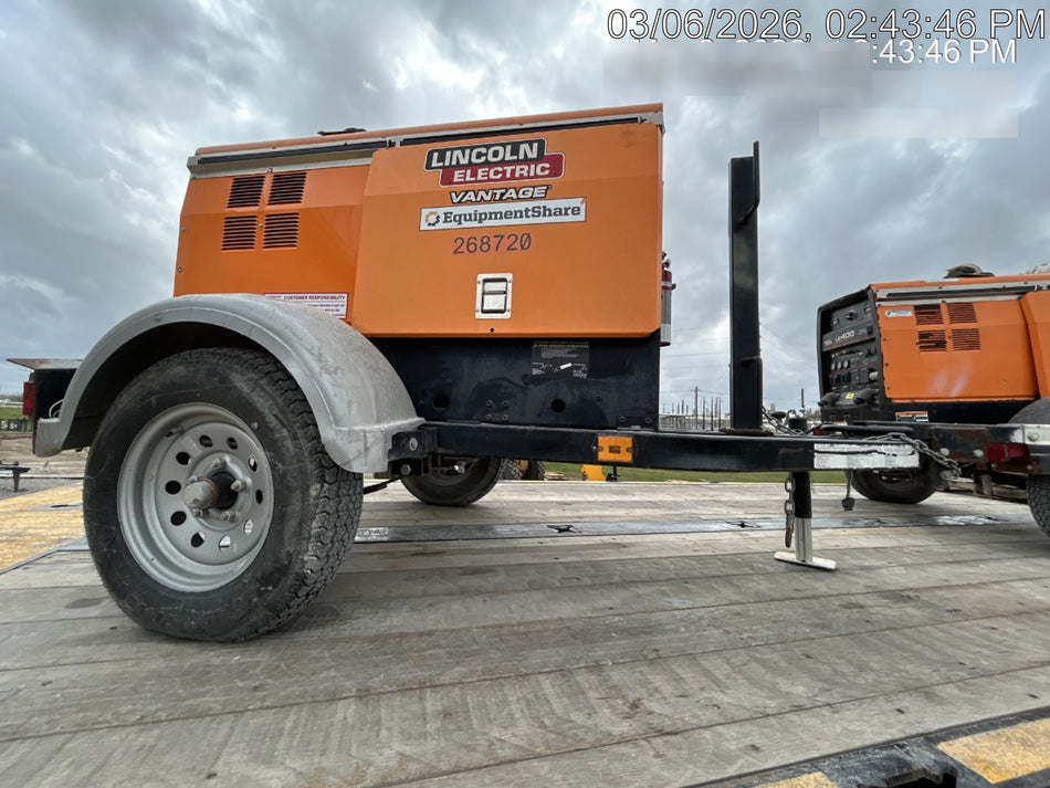 2022 Lincoln Electric LE400 Kubota V1505, Trlr, Cable Rack, Light Kit, ES Decals, T3