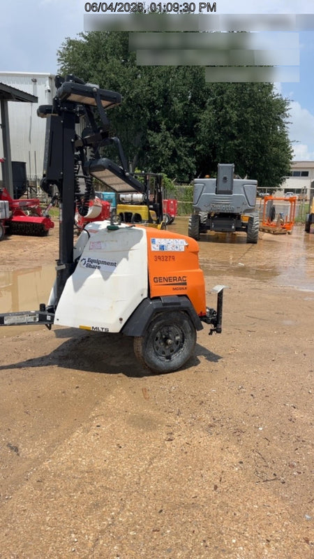 2024 Generac MLT2 Diesel, Flex Switch 120V Input, Powerzone Controller, 
(4) 320W LED Lights, 4kW Generator, 39.9 Gal Fuel Tank, 2" Ball, T3