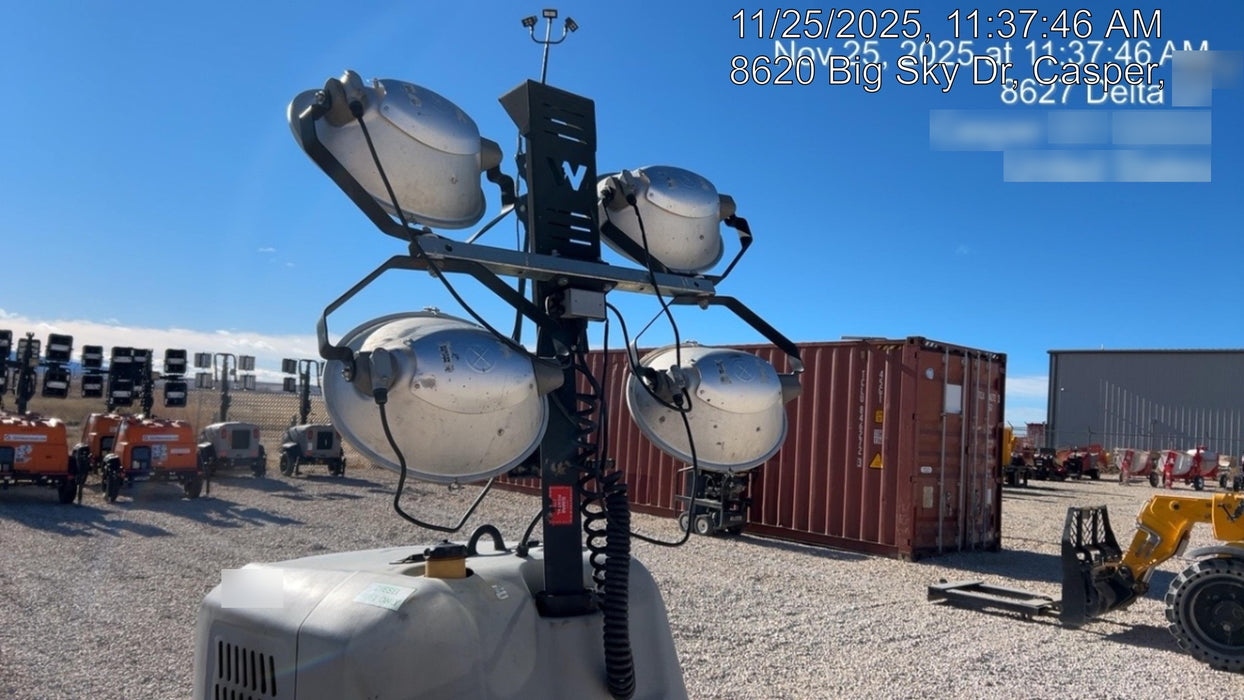 2018 Wacker Neuson LTV6L-MH Wacker Neuson LTV6L Mobile Light Tower w/Fuel Level Sensor Installed