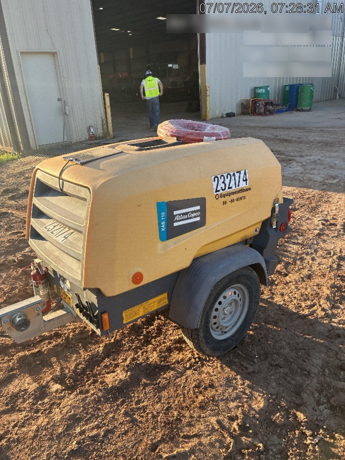 2022 ATLAS COPCO XAS 110