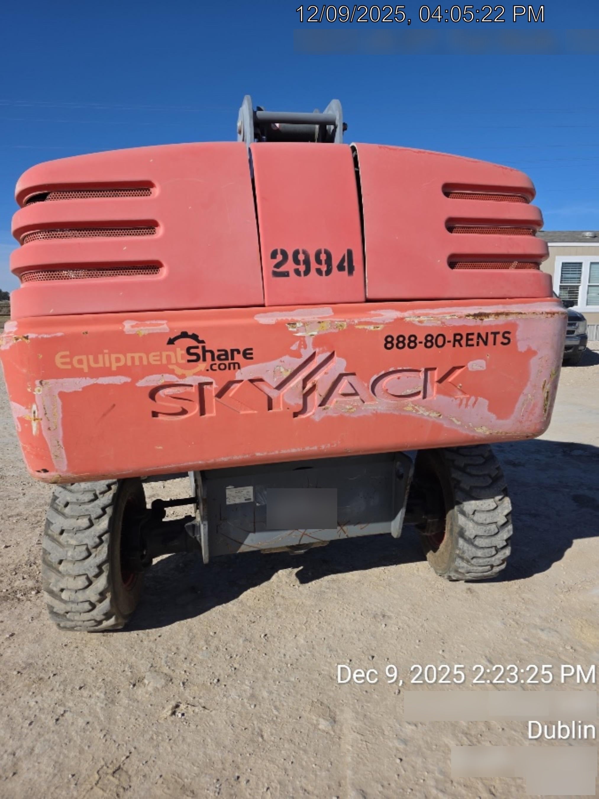 2017 SKYJACK SJ45T+
