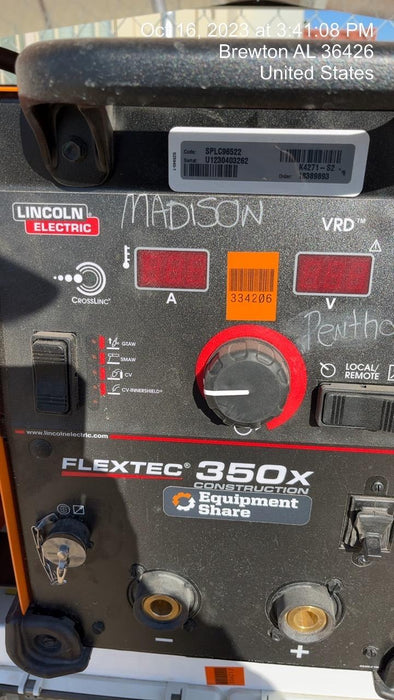 2023 LINCOLN ELECTRIC FLEXTEC 350X