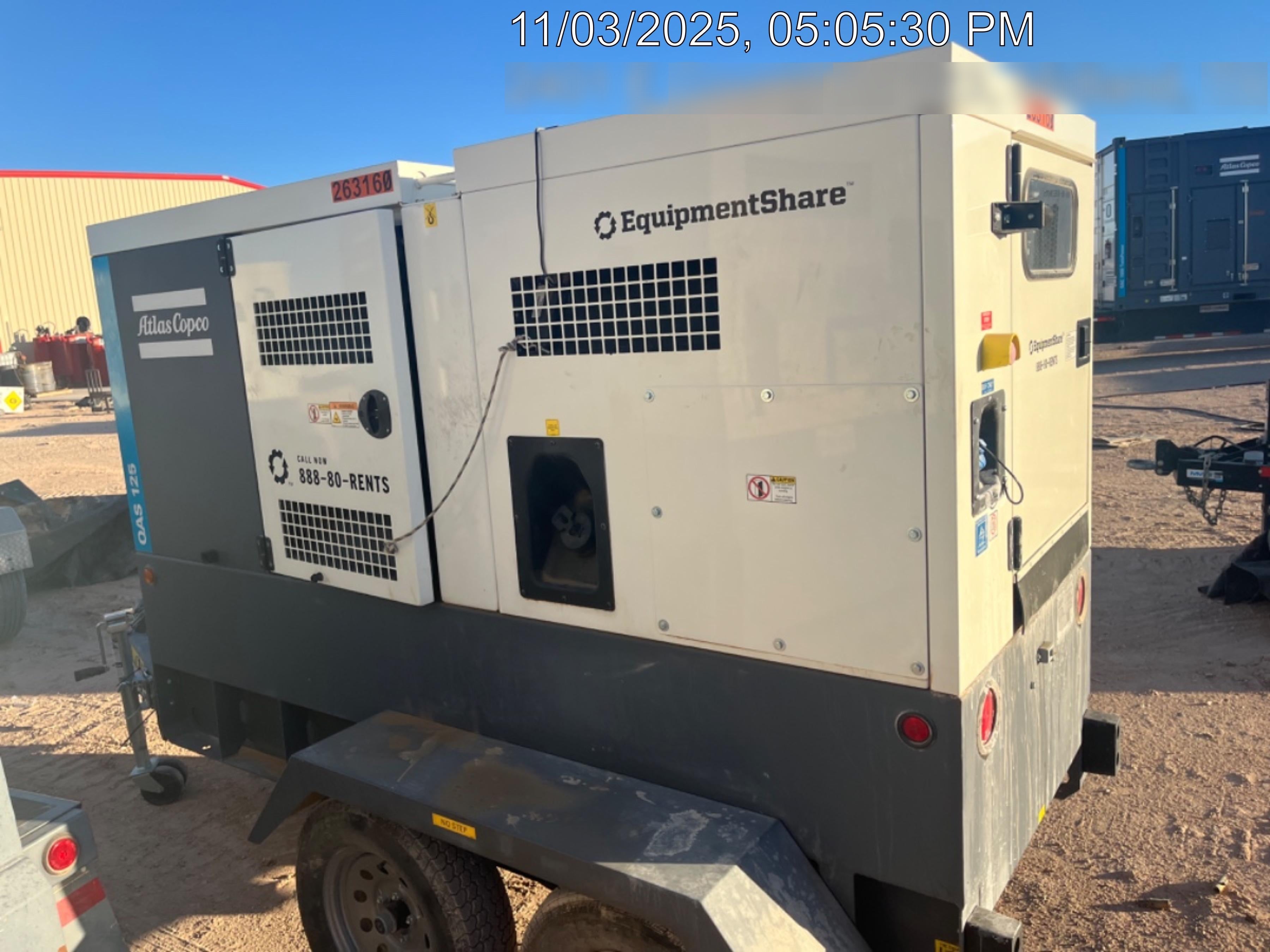 2022 ATLAS COPCO QAS 125