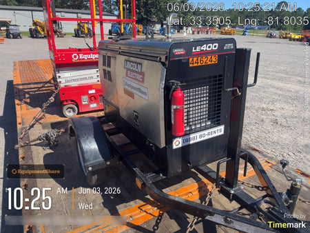 2024 Lincoln Electric LE400 Kubota V1505, Trlr, Cable Rack, Light Kit, ES Decals, T3