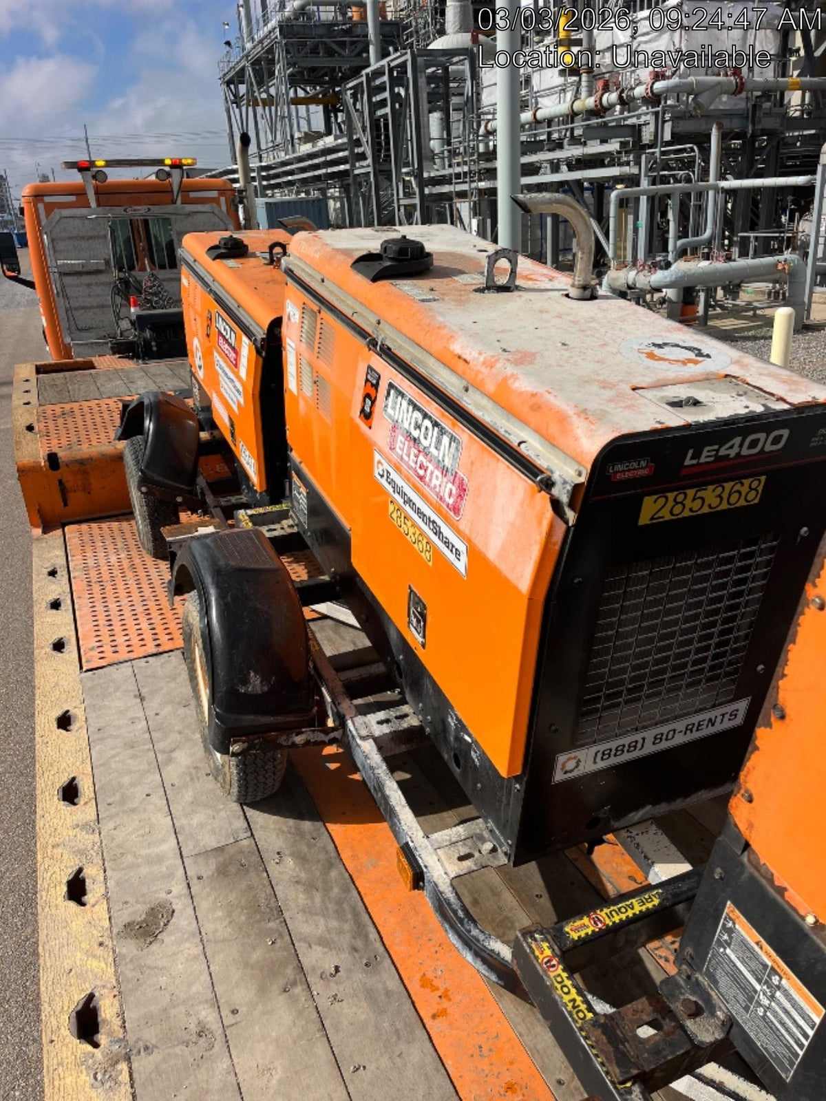 2022 Lincoln Electric LE400 Kubota V1505, Trlr, Cable Rack, Light Kit, ES Decals, T3