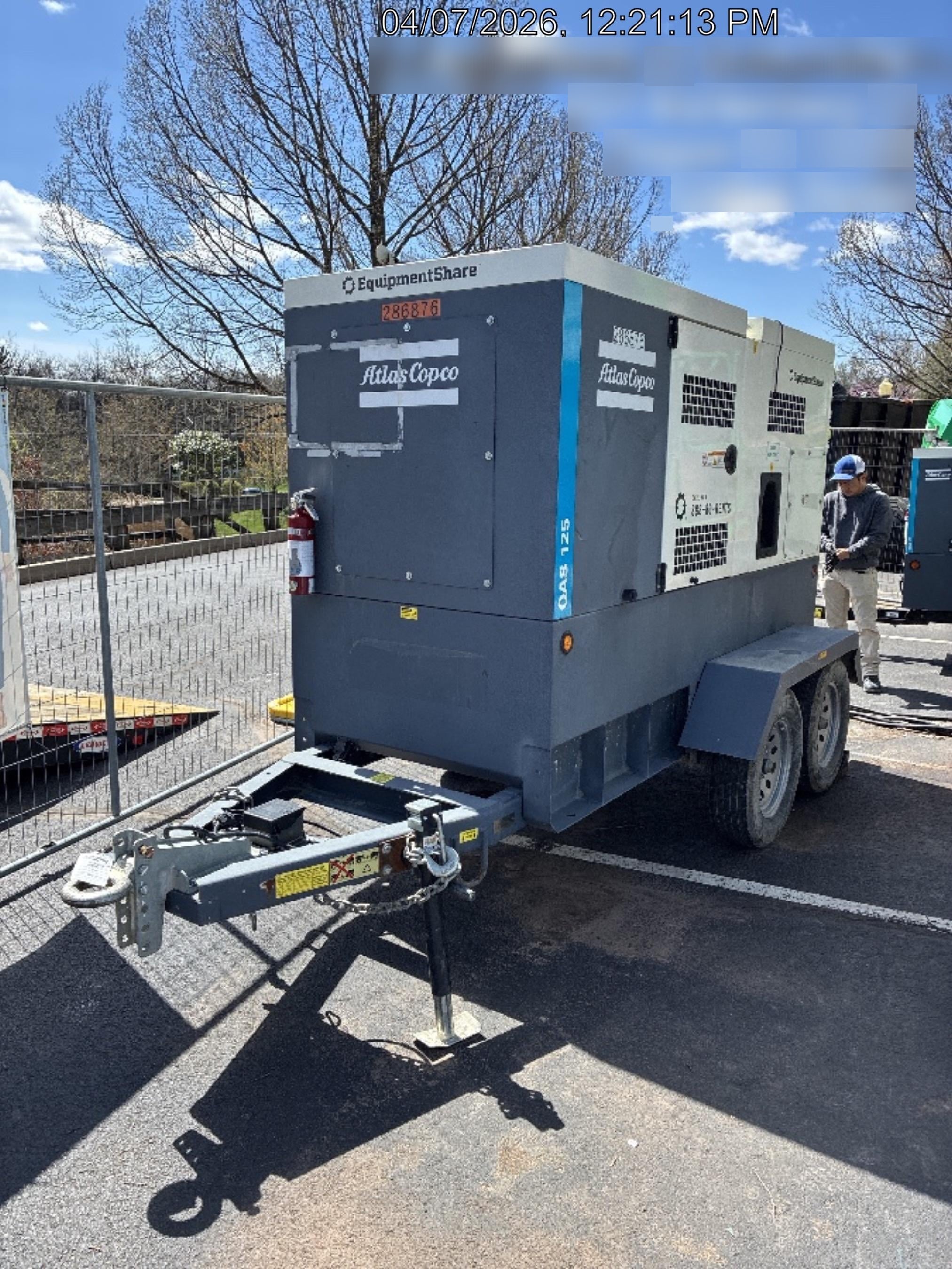 2022 ATLAS COPCO QAS 125