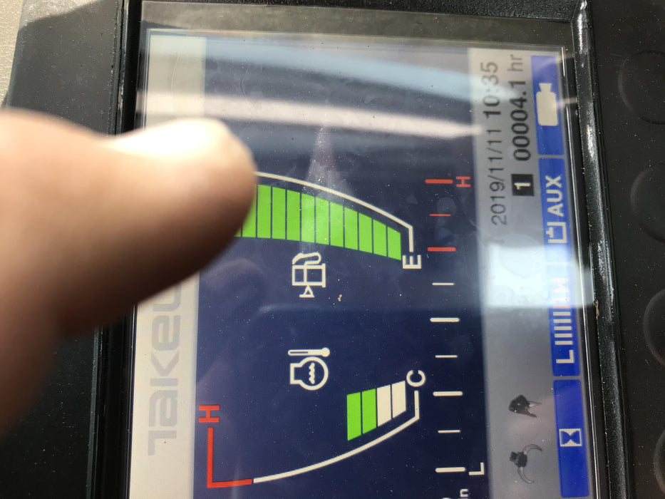 2019 Takeuchi TB290 Cab, AC, Rubber Tracks, Dozer Blade, Travel Alarm, Control Pattern Change Valve, Auxiliary Hydraulics w/18" Quick Coupler Bucket with teeth, 6.2 cu. ft. capacity/24" Quick Coupler Bucket with teeth, 8.6 cu. ft. capacity/36" Quick Coupler Bucket with teeth, 13.4 cu. ft. capacity, Quick Coupler, Hydraulic Thumb Installed