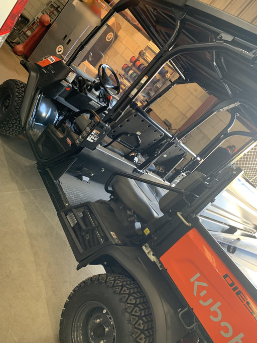 2022 Kubota RTV-X1140W-H Plastic Canopy, Windshield Acrylic Clear, LED Strobe Light, Wire Harness Kit, Back up Alarm