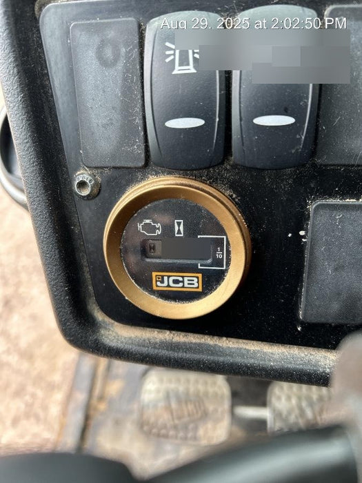 2019 JCB 512-56 Cab/Heat/Air, 109 HP, Solid Tires, STD Worklight, Beacon, Aux Hydraulics, Lifting Eye, Back up Alarm w/66" Carriage/60" Forks