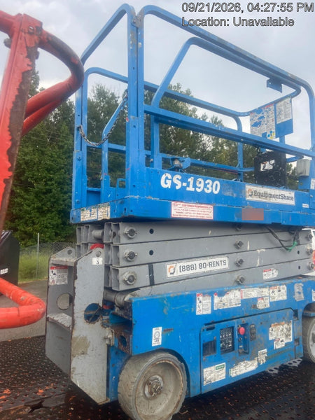 2020 Genie GS-1930 Fixed rails with chain entry gate - Pre A92.20