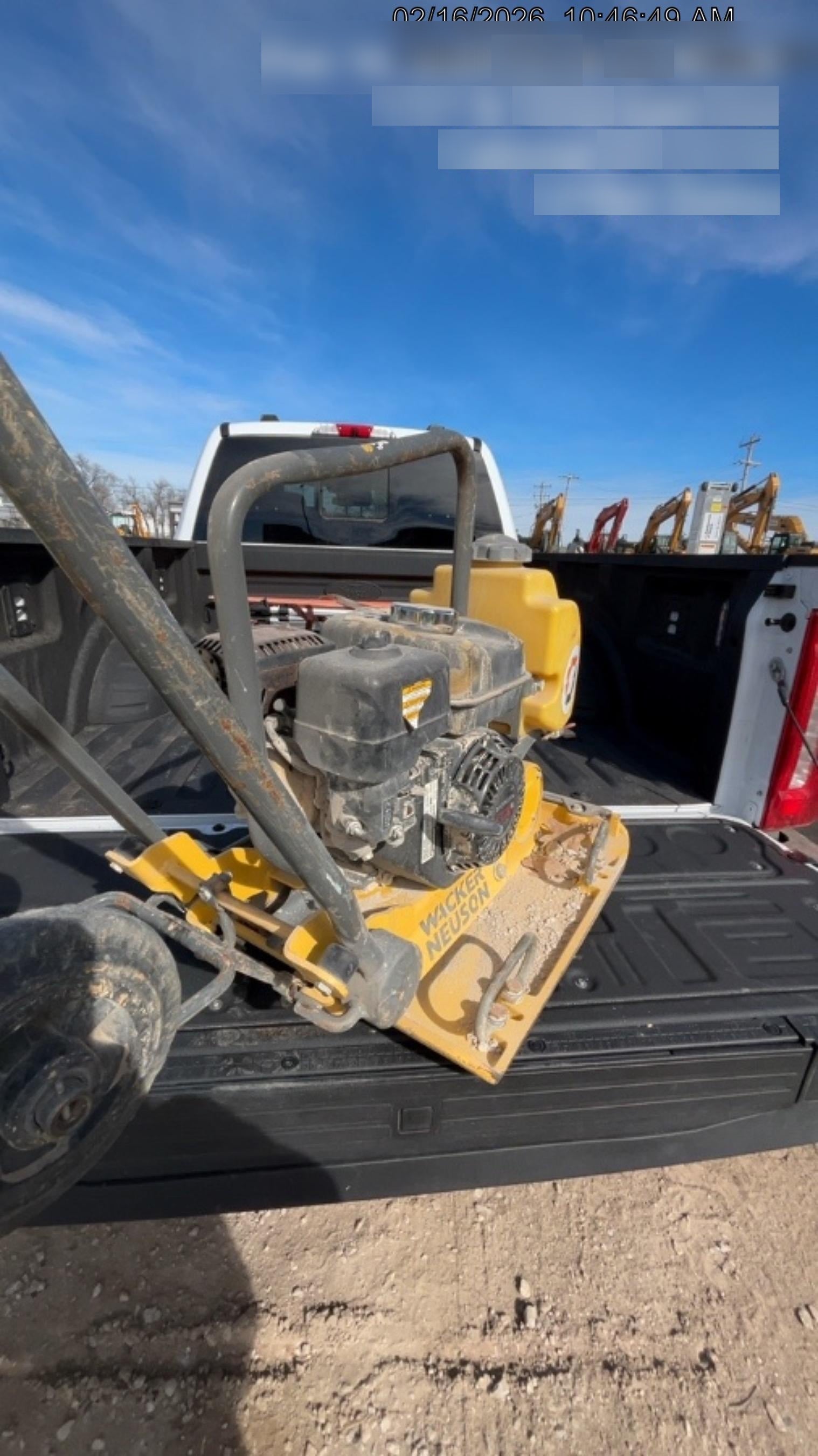 2021 WACKER NEUSON VP1550AW