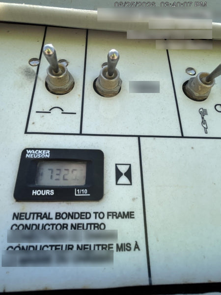 Wacker Neuson LTV6K-MH Power mast, 1100W MH, Fuel Sensors, Wiring Harness