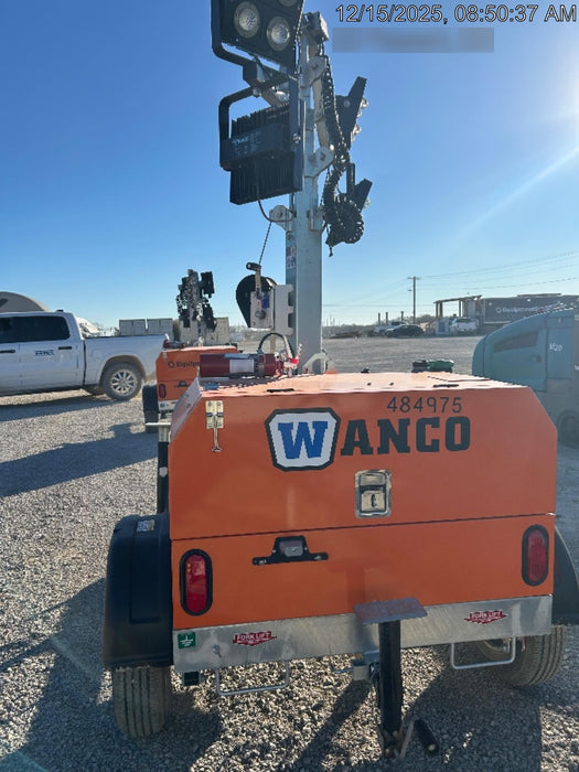 2025 Wanco WLTT-4MM4K Diesel, Mitsubishi L2E, 9.0HP @1800 rpm, Deep Sea Controller, Shore Power Plug, Auto Start, (4) 350W LED Floodlights, 4kW Generator, 60 Gal Fuel Tank, 2" Ball, T3