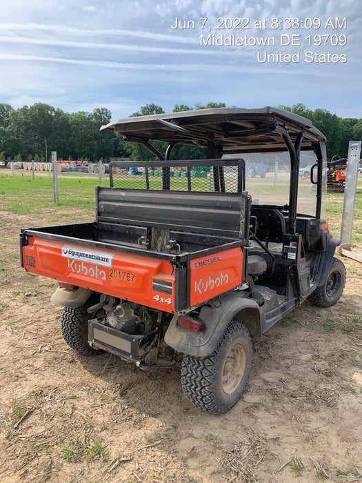 2022 Kubota RTV-X1140W-H Plastic Canopy, Windshield Acrylic Clear, LED Strobe Light, Wire Harness Kit, Back up Alarm