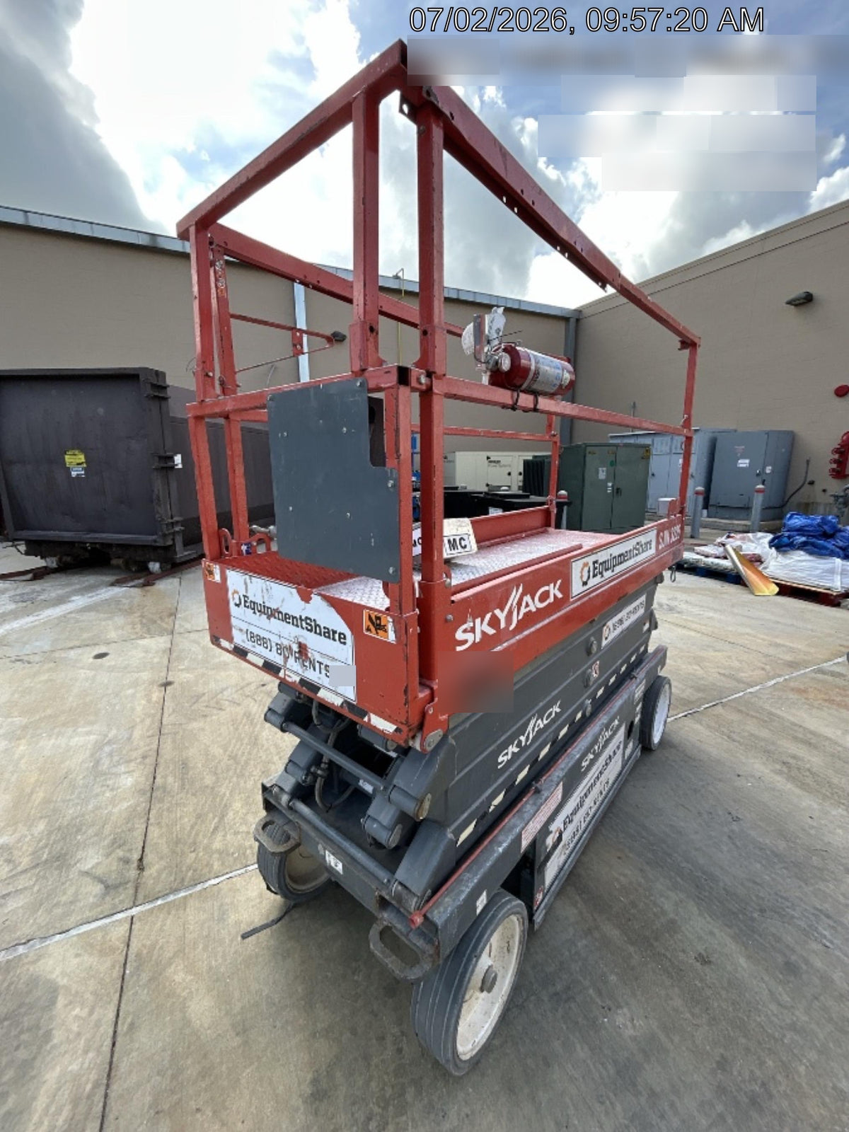 2019 Skyjack SJIII-3226 Standard Options, Trojan Batteries