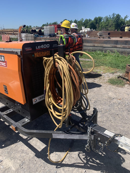 2022 Lincoln Electric LE400 Kubota V1505, Trlr, Cable Rack, Light Kit, ES Decals, T3