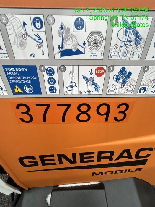 2023 Generac MLT2 Diesel, Flex Switch 120V Input, Powerzone Controller, 
(4) 320W LED Lights, 4kW Generator, 39.9 Gal Fuel Tank, 2" Ball, T3