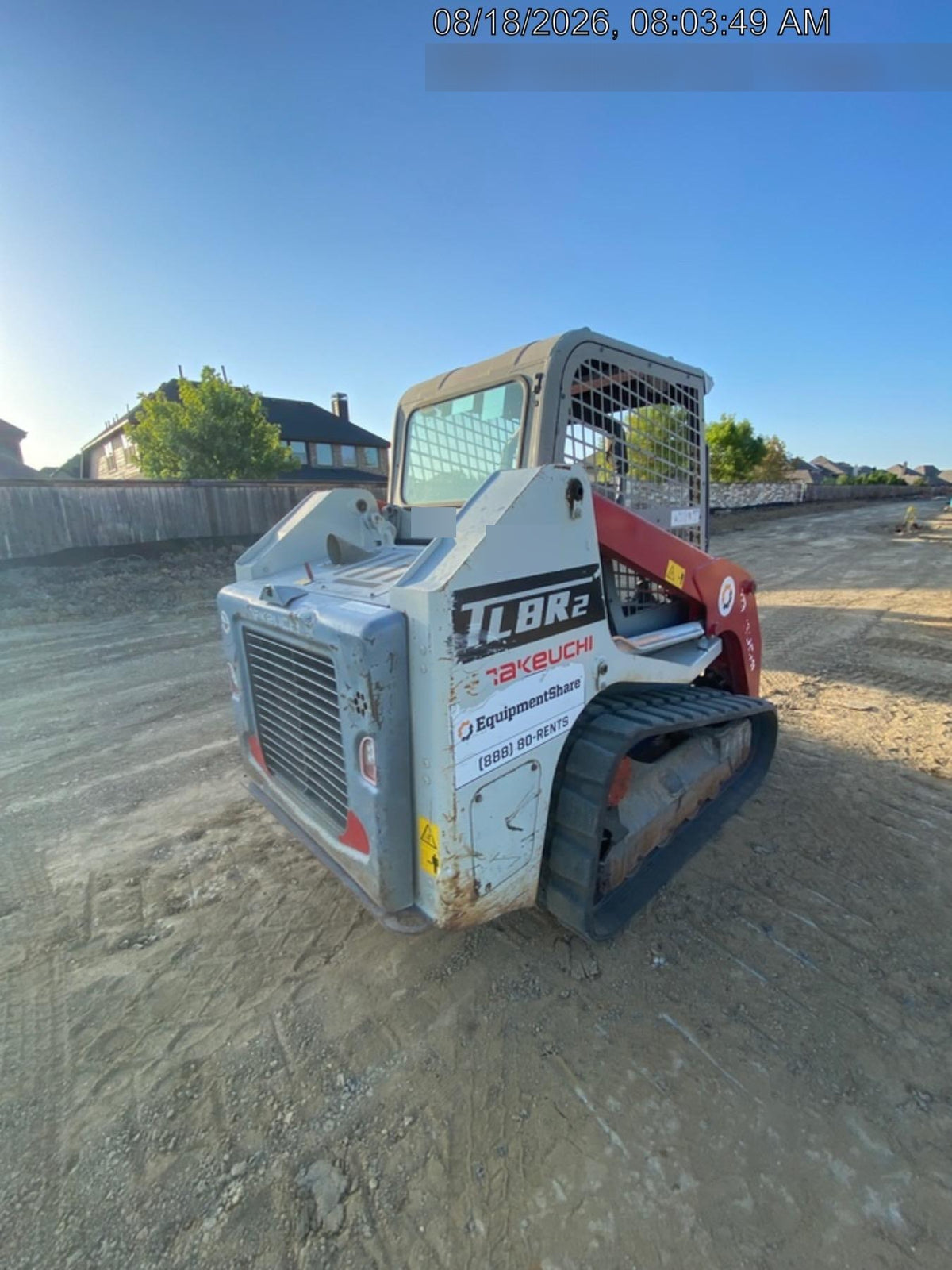 2020 TAKEUCHI TL8R2-R