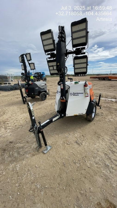 2023 Generac MLT2 Diesel, Flex Switch 120V Input, Powerzone Controller, 
(4) 320W LED Lights, 4kW Generator, 39.9 Gal Fuel Tank, 2" Ball, T3