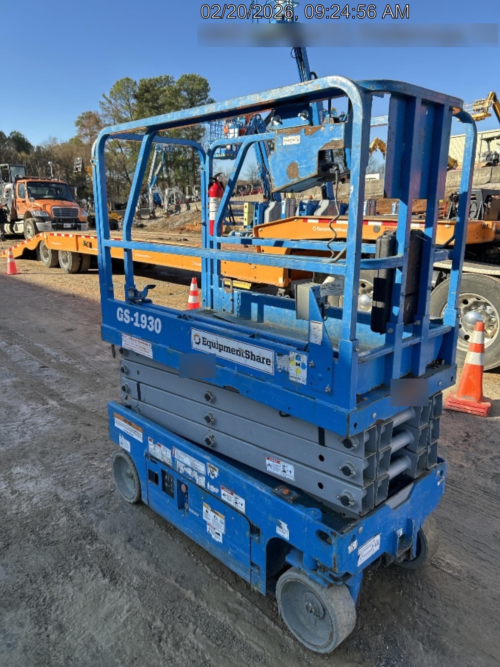 2019 Genie GS-1930 Fixed Rails with Chain Entry