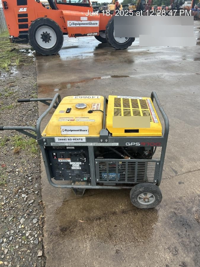 2020 Wacker Neuson GPS9700A GENERATOR,EPA,CSA,WHEEL KIT