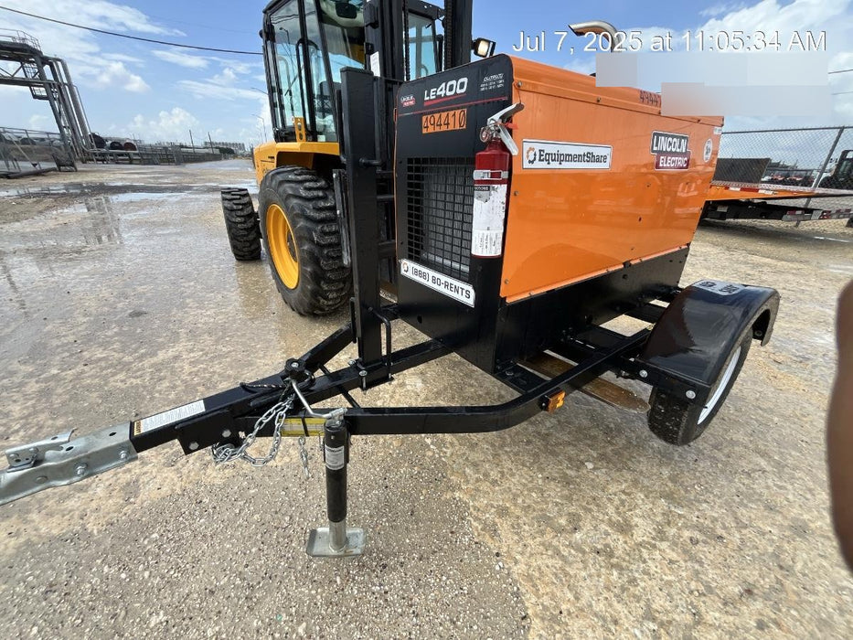 2025 Lincoln Electric LE400 Diesel, Kubota V1505, 22 HP, Trlr, Cable Rack, Light Kit, ES Decals, T3