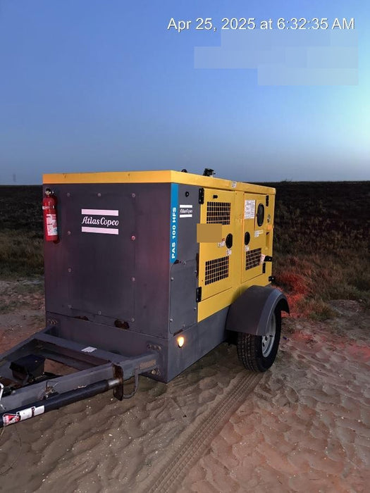 2020 ATLAS COPCO PAS 100 HF CS Enclosed