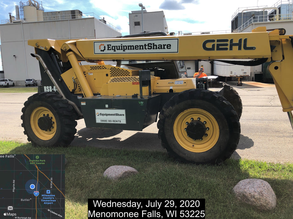 2016 Gehl RS8-44 Standard Rental Specs