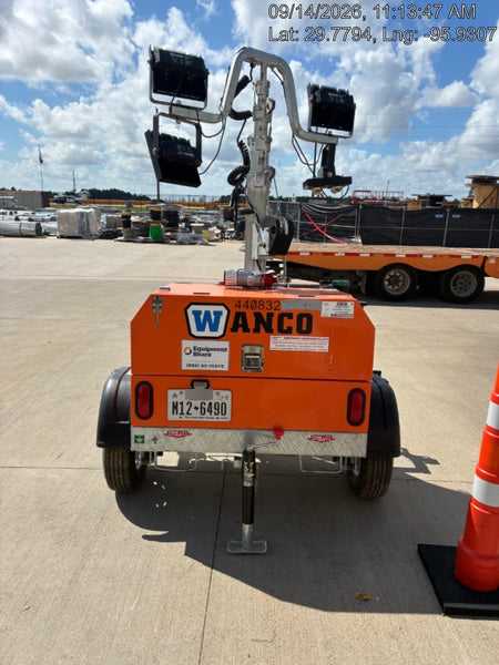 2024 Wanco WLTT-4MM4K Diesel, Deep Sea Controller, Shore Power Plug, Auto Start, (4) 350W LED Floodlights, 4kW Generator, 60 Gal Fuel Tank, 2" Ball, T3