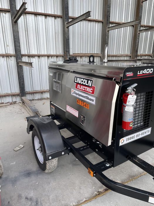 2024 Lincoln Electric LE400 Kubota V1505, Trlr, Cable Rack, Light Kit, ES Decals, T3