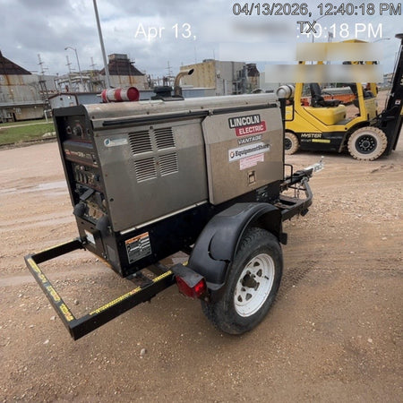 2019 Lincoln Electric Vantage 322 Ready-Pak 3, Two Wheel Trailer, Fender and Light Kit, Cable Rack