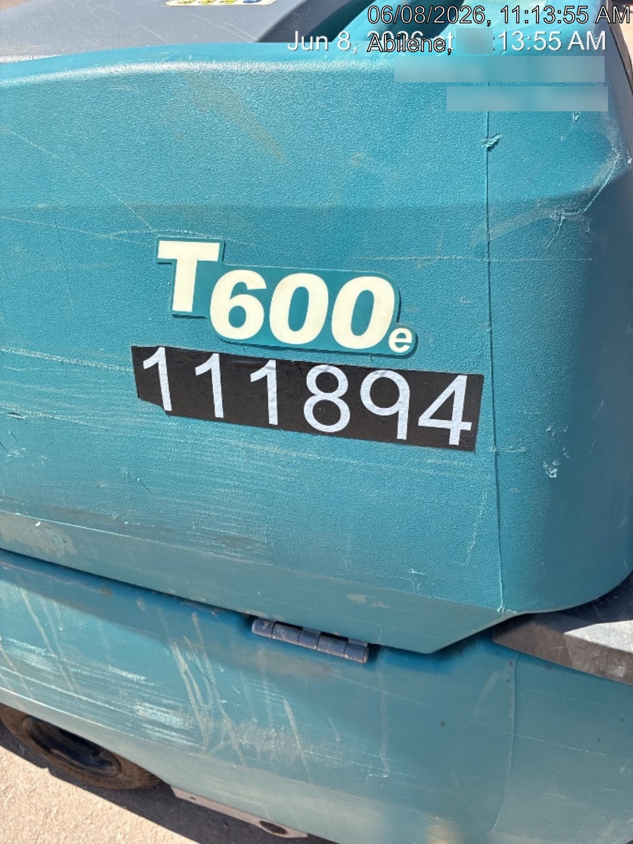 2020 TENNANT T600E