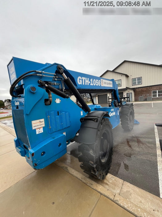 2019 Genie GTH-1056 Canopy, Solid RT Tires, LED Work Lights, Beacon 60" QA Carriage, 60" Forks