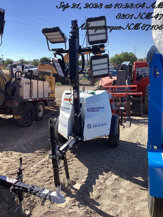 2023 Generac MLT2 Diesel, Flex Switch 120V Input, Powerzone Controller, (4) 320W LED Lights, 4kW Generator, 39.9 Gal Fuel Tank, 2" Ball, T3