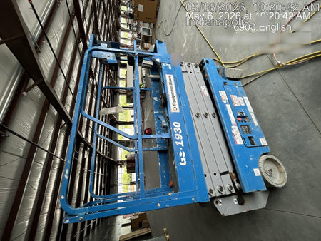 2020 Genie GS-1930 Solid Non Marking Tires, Beacon, Folding rails with half height swing gate