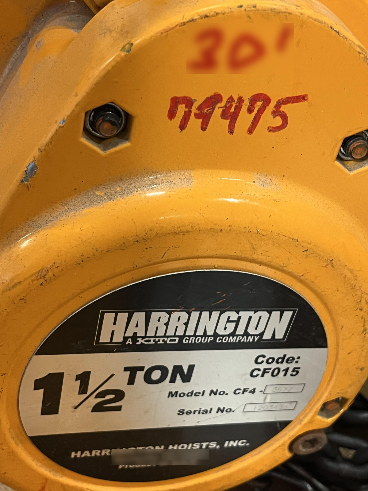 2020 HARRINGTON CF015-30