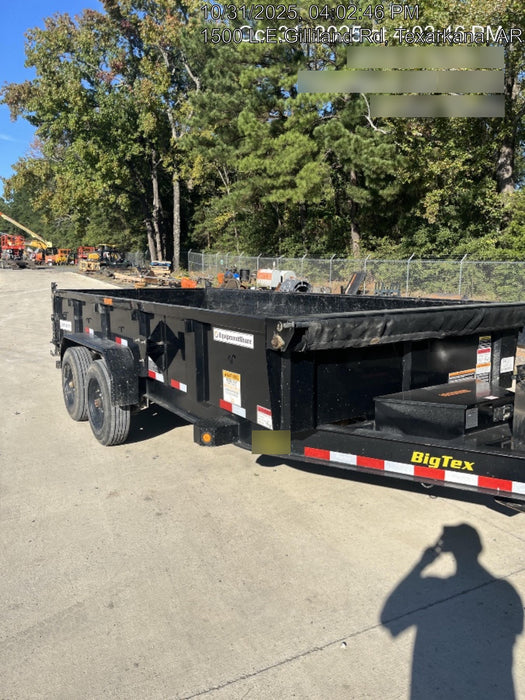 2024 BIG TEX TRAILER 16LP - 16' Bumper Pull Dump Trailer