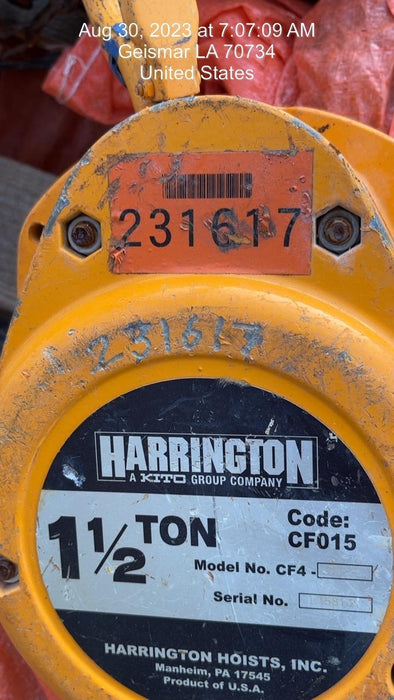 2022 HARRINGTON CF015-20