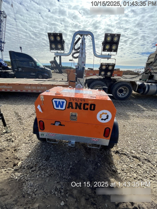 2024 Wanco WLTT-4MM4K Diesel, Deep Sea Controller, Shore Power Plug, Auto Start, (4) 350W LED Floodlights, 4kW Generator, 60 Gal Fuel Tank, 2" Ball, T3