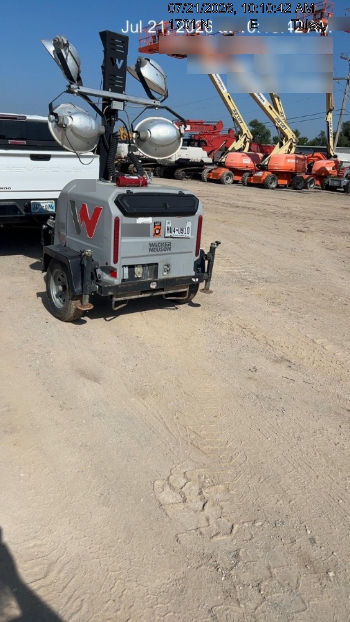 2019 Wacker Neuson LTV6L-MH Standard Options, ES Track Hardware, Fuel Level Sensor